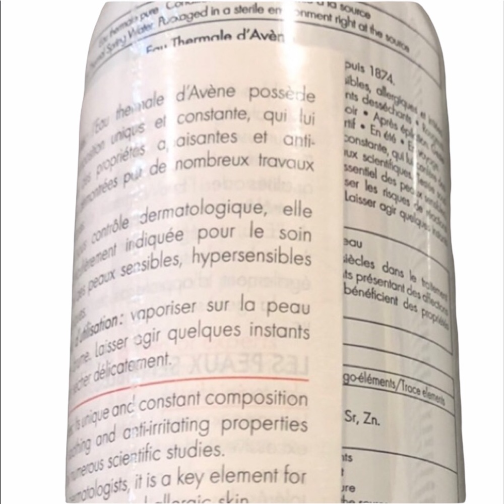 🌸 3/$15! 🌸 NWT- Avene Thermal Spring water - Picture 2 of 2